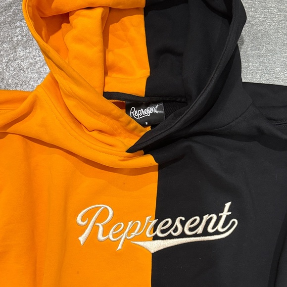 Represent -Transformation Church-Mike Todd-Black & Orange Hoodie and Joggers Set - Picture 5 of 16